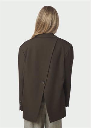 Aarielle structure blazer Dark Brown Neo Noir 